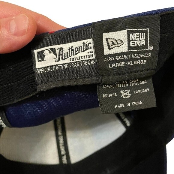 Chicago Cubs New Era 39Thirty Flex Fitted Official Batting Cap/Hat Size L/XL - Picture 6 of 6